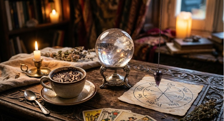 Boule de cristal, pendule et marc de café : le guide des supports de voyance les plus surprenants
